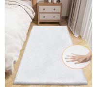 ORINOVA Tappeto Salotto Bianco 60x180 cm Camera da Letto Piccolo Tappeto Morbido Lavabile Moderno Rettangolare
