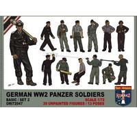 Orion 1/72 72047 Soldati Panzer Tedeschi Della Seconda Guerra Mondiale, Set 2