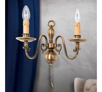 ORION Applique Imke 2 luci, ottone anticato scuro Orion