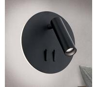 ORION Applique LED Lenny con 2 luci, nero Orion