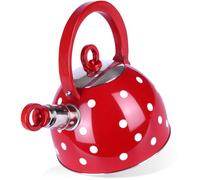 Orion - Bollitore a fischio, a induzione, 2 l, colore: Rosso