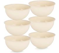 orion group Ciotole in plastica color crema Sandy 13 cm, 500 ml, 6 pezzi.