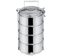 orion group Contenitore portatile per alimenti multiuso da campeggio, contenitore termico a 4 livelli, 4 x 1,3 l