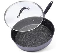 orion group Padella in granito antiaderente con coperchio STONER 28 cm | padella, rivestimento