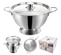 orion group Pentola per zuppa in acciaio inox, 4,5 l