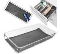 ORION GROUP - Scatola Portaoggetti Con Coperchio, Contenitore Per Alimenti, Colore Grigio, 40 X 16 X 4,5 Cm
