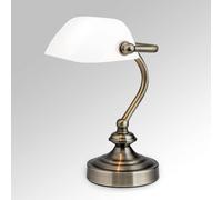 ORION Lampada da tavolo da banca Zora LA 4-1165/1 Patina/opal