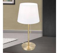 ORION Lampada da tavolo Ludwig porta USB bianco/ottone Orion