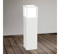 ORION Lampione Henry, bianco, altezza 60 cm, alluminio/acciaio inox Orion