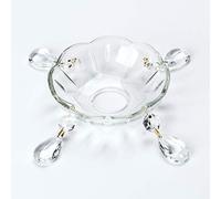 ORION LIGHTSTYLE Coppa luminosa Bobeche Ø 100 mm, foro 29 mm, lampadario Maria Theresia, tazza di ricambio in vetro trasparente