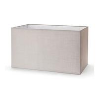 ORION LIGHTSTYLE Paralume in tessuto per presa E27 paralume rettangolare di ricambio per lampada da terra, lampada da tavolo, grigio (40x22x24cm)