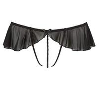 Orion Lingerie Stringa con Valance Sottoveste, Donna, Nero (Black 002), 36 (Taglia Produttore:S)