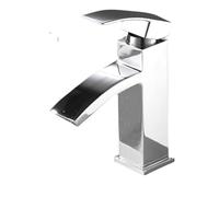 Orion - Miscelatore per lavabo in ottone con scarico, design elegante, finitura cromata, facile installazione, ideale per bagni moderni