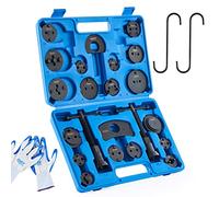 Orion Motor Tech 24 Pezzi Set di Arretratore Pistoncini Freni e Ripristino Pistone del Freno, Pinza Freno a Disco Universale Professionale per la Sostituzione di Pistone dei Freni con Custodia (Nero)
