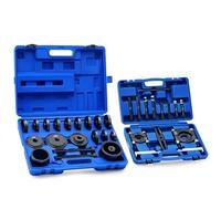 Orion Motor Tech 38 Pezzi 2 in 1 Kit Estrattore per Cuscinetti 5T Kit di Rimozione Cuscinetti Ruota Anteriore con Manicotti a Vite Scorrevole con Ganasce da 50-76 mm Pressa per Cuscinetti con Custodia