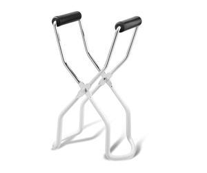 Orion Pinza per barattoli e bottiglie, cromata, bianca, 30,2 x 11,3 x 6,3 cm