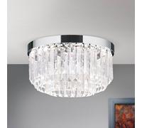 ORION Plafoniera LED Prism, cromo, Ø 35 cm Orion