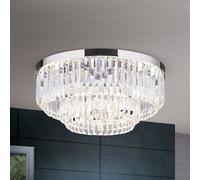 ORION Plafoniera LED Prism, cromo, Ø 55 cm Orion