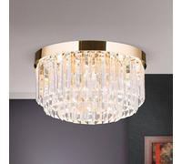ORION Plafoniera LED Prism, oro, Ø 35 cm Orion