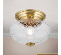 ORION Plafoniera molata a mano ENNA, Ø 31 cm Orion