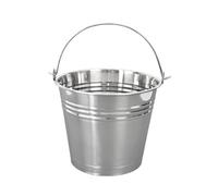 ORION Secchio in acciaio inox con manico in diverse misure, 5 l, 10 l, 14 l, misura 5 l
