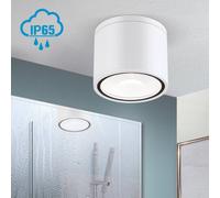 ORION Spot LED da soffitto Sputnik IP65 Ø 14,5 cm bianco Orion