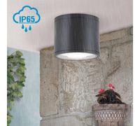 ORION Spot LED da soffitto Sputnik IP65 Ø 14,5 cm nero Orion