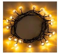 ORION91ufficiale ® Set x 3 Ghirlande LED Solari, Diametro 20mm Luce Calda 50 Luci 7 Metri IP65, Giardino, Illuminazione da Esterno - spaziOrion91