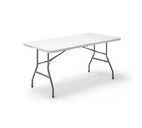 ORION91ufficiale ® - Tavolo Pieghevole Multifunzionale in Resina 180x74x74 cm, Struttura in Acciaio Base in Resina Maniglia di Trasporto Chiusura di Sicurezza, Albergatura, Ristorazione, Horeca -