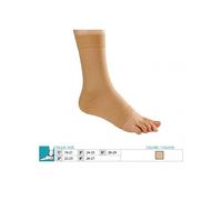 ORIONE CAVIGLIERA elastica in COTONE beige art. 400 a calzino tinta carne NUDO