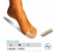 Orione ok ped g105 cappuccio proteggi dita gel polimero rivestito tessuto s 1 pezzo