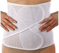 Orione Safte Fascia Post Operatoria regolabile doppia apertura h 28 cm BIANCO -- Size M