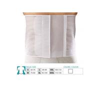 Orione Safte Fascia post operatoria Regolabile tessuto millerighe h 28 cm BIANCO