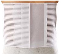 Orione Safte Fascia post operatoria Regolabile tessuto millerighe h 28 cm BIANCO** Size M