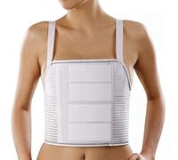 Orione Safte Fascia post operatoria Toracica con bretelle h 27 cm BIANCO Size L