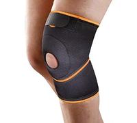 Orione Safte Ginocchiera Neoprene con foro supporto rotuleo NERO Size L