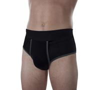 Orione Safte Mutande Contenitive Ernia Uomo con pelotte colore Nero Art. 519 -- Size 4