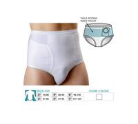 Orione Safte Mutande Contenitive Slip per stomizzati uomo BIANCO Art. 556