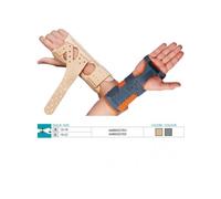 Orione Safte Polsiera Steccata Palmare + 2 laterali, ambidestra GRIGIO/ARANCIO