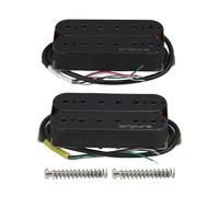 OriPure Alnico 5 Humbucker Pickups Electric Guitar Neck+Bridge Pickup Set, Black