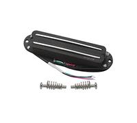 Oripure AlNiCo 5 Pickup a binario a doppia lama a avvolgimento caldo Single Coil Sized Humbucker 10.6K pickup al manico della chitarra per ST/Squier stile chitarra elettrica, nero