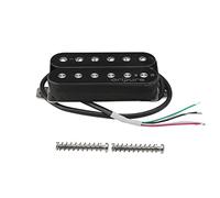 OriPure Alnico 5 pickup doppio manico a spirale 50mm 7K pickup humbucking 6 pezzi non regolabili Slug Pole e 6 viti regolabili Pole pezzi per parti di chitarra elettrica, nero