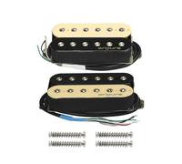 OriPure Alnico Set di 5 pickup per chitarra elettrica Humbucker a doppia bobina per mastro 7,2 K+ e pickup ponte 8,4 K per chitarra elettrica Zebra.