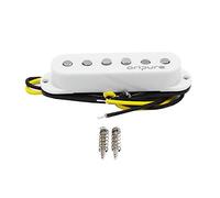 OriPure Pickup a bobina singola sfalsati Alnico 5 vintage Copertura bianca per pickup al ponte per chitarra