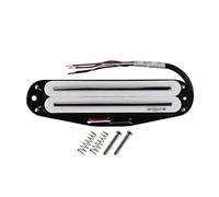 OriPure Pickup ferroviari caldi Humbucker a bobina singola Alnico5 10-11K Fit ST Squier TL Chitarra elettrica, bianca