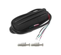 OriPure Pickup ferroviari caldi Humbucker a bobina singola Alnico5 13.6K Fit ST Squier TL Chitarra elettrica, Nero pieno