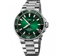 Oris Aquis Date Calibre 400 43.5mm - Green Dial, Steel Bracelet, 5-Day Power Reserve