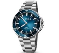 Oris Aquis Date Calibre 400 43.5mm Men's Watch - Steel Case, 300M Water Resistance, 5-Day Power Reserve
