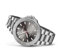 Oris Aquis Date Relief, Orologio Subacqueo 43.5mm, Cassa in Acciaio Inossidabile, Quadrante Grigio, Bracciale in Acciaio 01 733 7789 4153-07 8 23 04PEB