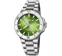 Oris Aquis Date Taste of Summer 41.5mm Men's Watch - Green Dial, Stainless Steel, 300M WR